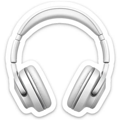 white 🎧 sticker