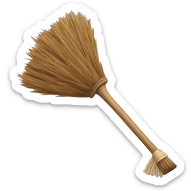 Sauna tree broom sticker