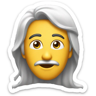 Letra a en señas  sticker