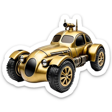 1:10 off-road Basher Batman’s 1934 tarnished C-3PO jaguar rc car  sticker