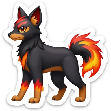Litten-Houndour-Zorua-hybrid full body sticker