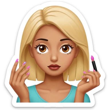 🙄💅🏻要厭世加上眼睫毛（單純頭像不要身體 sticker