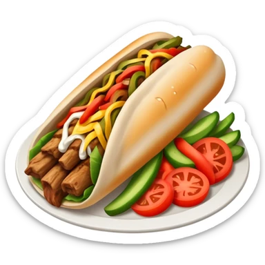 döner kebab sticker