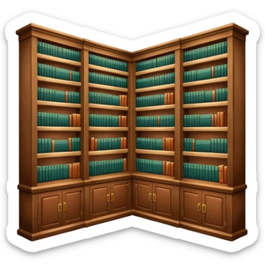 a full view of Library sticker