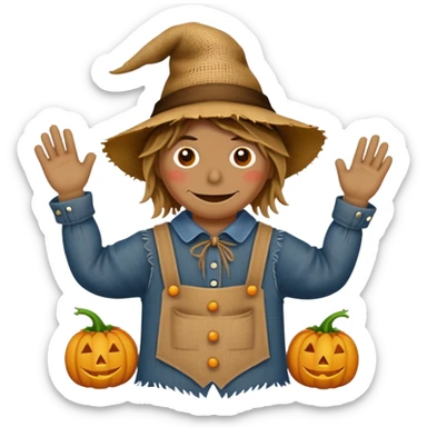 Scracrow that doesnt look human sticker