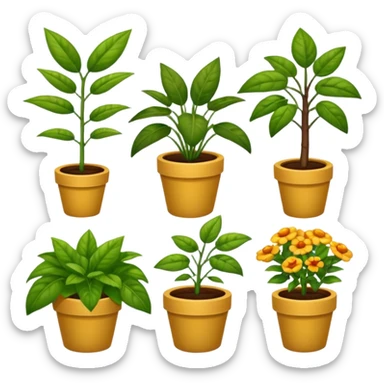 plants cultures. Transparent background sticker