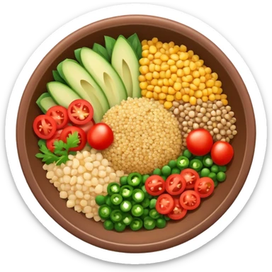 Quinoa bowl  sticker