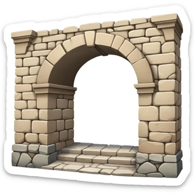 Open archway  sticker