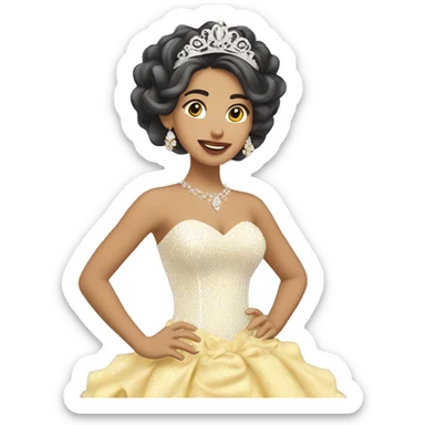 Hispanic quinceanera ￼ sticker