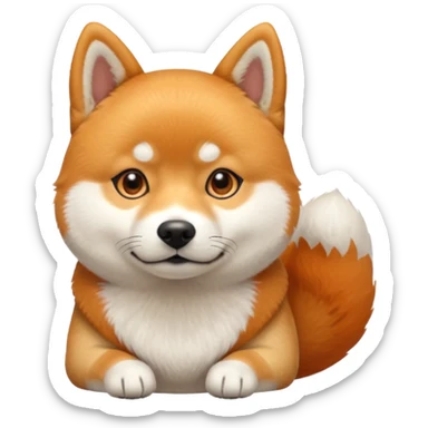shiba inu le plus beau du monde sticker