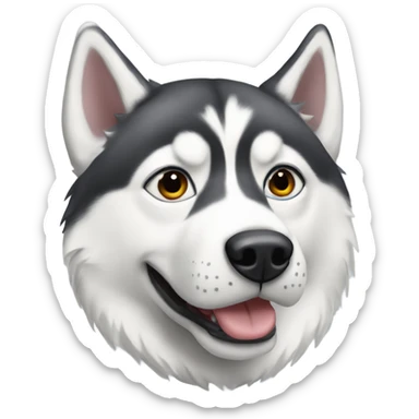 Siberian husky sticker