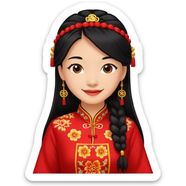 douyin girl sticker