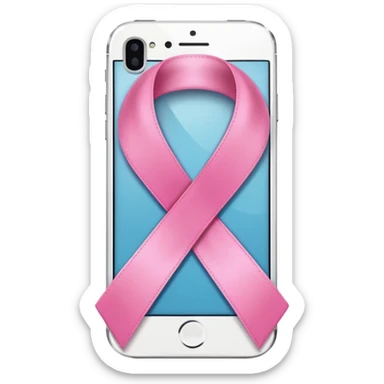 Laço rosa iPhone  sticker