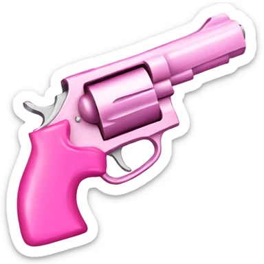 pink pistol with a pink ribbon sticker