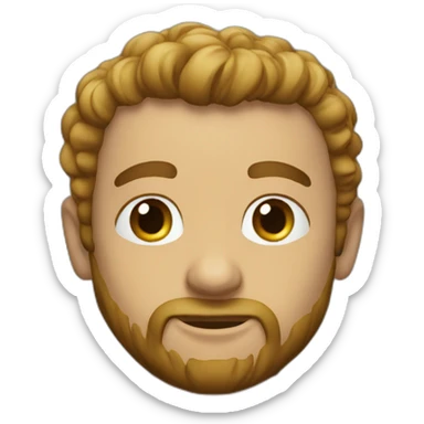 Menton james sticker