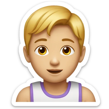 Un enfant atteint de trisomie 21 sticker