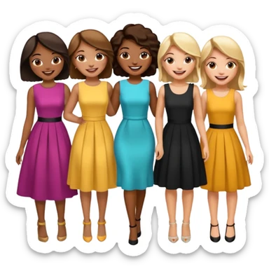 Popular girls sticker