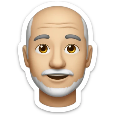 capră care ține un curcan de gât  sticker