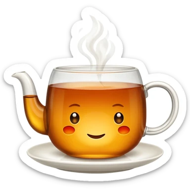 Tea time sticker