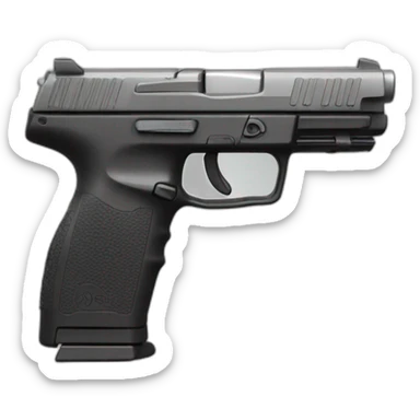 pistolet automatique p320 qui tire sticker