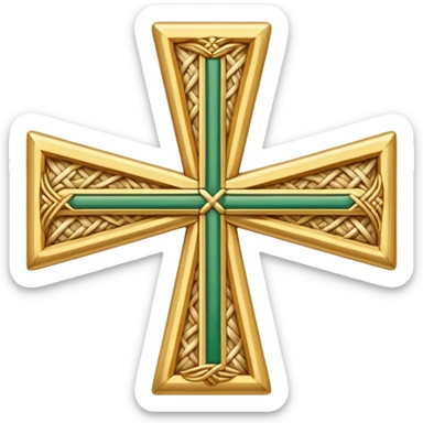 St. Brigid's cross or St. Brigit's cross sticker