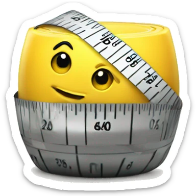 measuring tape measure sticker