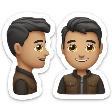 Homme amoureux sticker