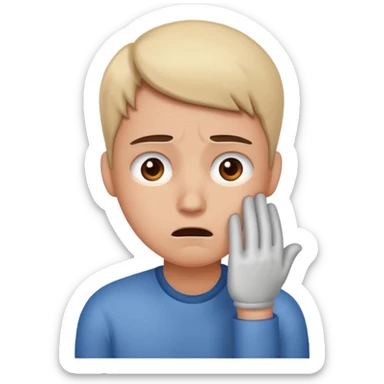 Overly stressed sticker