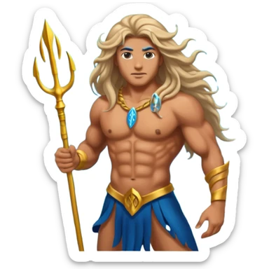 atlantis man OF THE SEA sticker