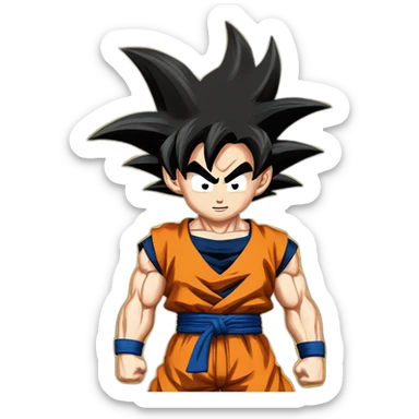 super saiyan goku sticker
