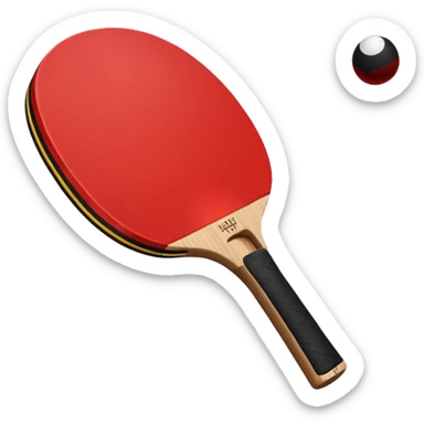 Table tennis bat sticker
