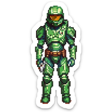 Master Chief from Halo sticker