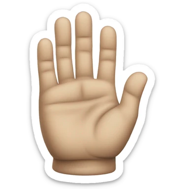 a hand like a pawn sticker