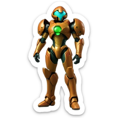 Samus-aran-metroid sticker