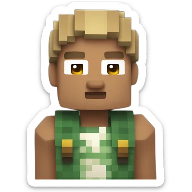 minecraft villager sticker