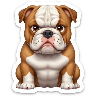 British bulldog sticker