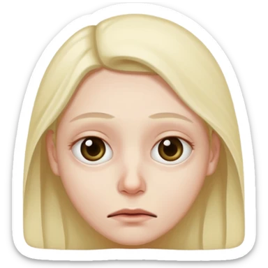 una persona que no se siente bien  sticker