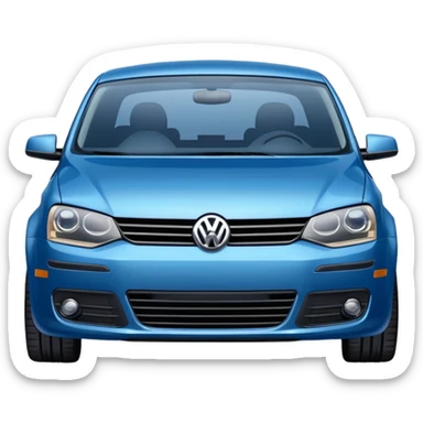 BLUE volkswagen Jetta 2003 sticker