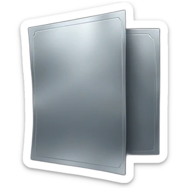 steel invitation sticker