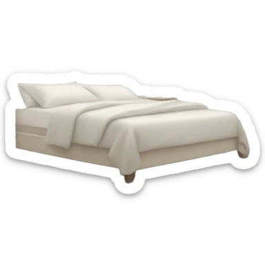 LUXURY BEDROOM WITH WHITE BED SHEETS sticker