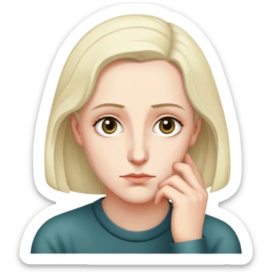 portrait of Merleau-Ponty sticker