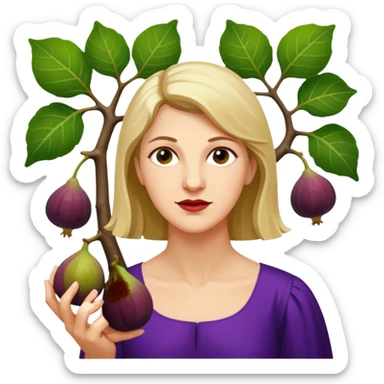 Sylvia plaths fig tree analogy sticker