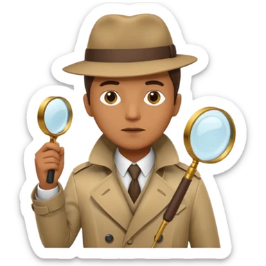 Detective sticker