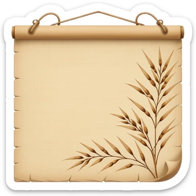 japanese papyrus sticker