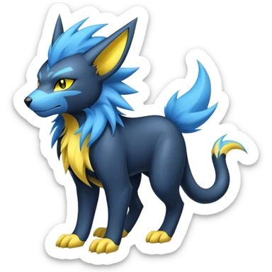Manectric-Luxray-hybrid-creature sticker