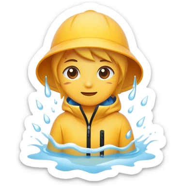 Waterproof layer sticker