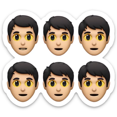 GENERAME  ENTRE 3 Y 5  ICONOS TIPO EMOJI SILUETEADOS SIN FONDO   ESTILO RETRO OCHENTERO CON LA TEMATICA DE LA PELICULA An American Werewolf in London (Un hombre lobo americano en Londres) sticker