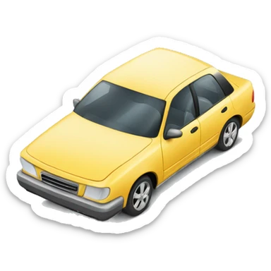 Broken down car sticker