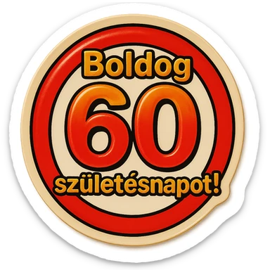 Inside the red circle, make the background completely white including behind the number and text. Outside the circle, keep the background transparent. Maintain the original retro stickers style. sticker