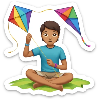 Kite Maker sticker